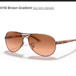 Oakley Womens Sunglasses Rose Gild Aviator VR50